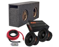 GAS TESLA MODEL S PACK custom 2 x 8 inch subwoofer systeem voor de Tesla Model S