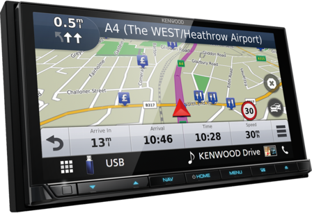 Kenwood DNX9190DABS high end navigatie dab wifi carplay android