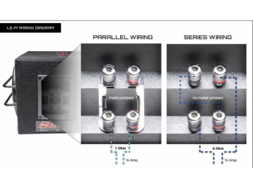 Digital Designs LE-S06-D2 bass-reflex 6,5 inch kist 250 watts RMS met slotpoort