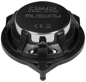 MusWay CSM42X custom fit 10 cm luidspreker set Mercedes-Benz C / GLC &amp; E Klasse
