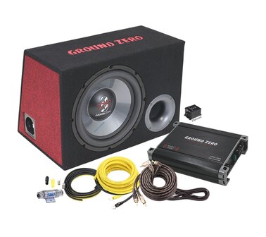 Ground Zero BassKit 12.300X + Cable