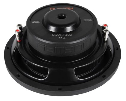 MusWay MWS1022 flat subwoofer 10 inch 300 watts RMS DVC 2 ohms