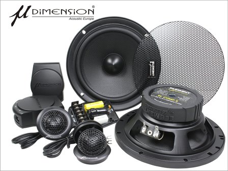 U-Dimension EL-COMP6 luidspreker set 16 cm 2-weg compo 70 watts RMS