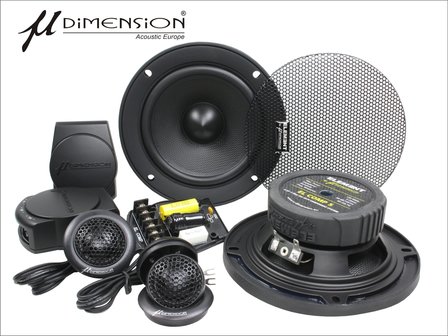 U-Dimension EL-COMP5 luidspreker set 13 cm 2-weg compo 50 watts RMS