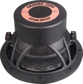 Ground Zero Uranium GZUW-10SQ-D2 high end SQ subwoofer 10 inch 450 watts RMS DVC 2 ohms