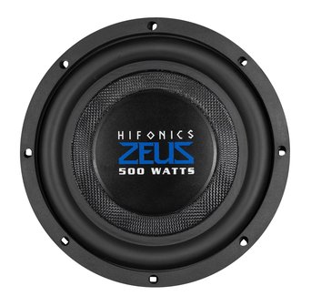 Hifonics Zeus ZST8D4 shallow subwoofer 8 inch 250 watts RMS DVC 4 ohms