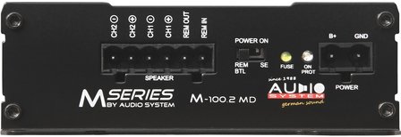 Audio System M100.2MD versterker 2 kanaals 300 watts RMS