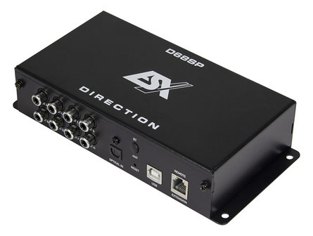 ESX Direction D68SP DSP processor 6 kanaals met 8 kanaals uitgang