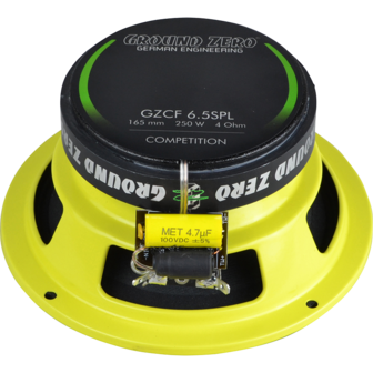 Ground Zero Competition GZCF6.5SPL luidspreker set 16,5 cm 100 watts RMS