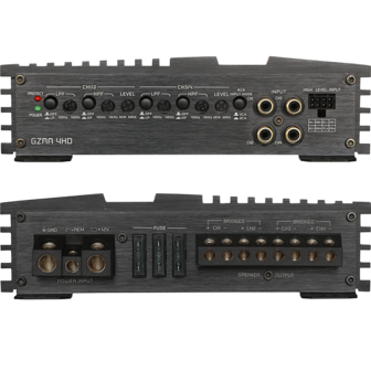 Ground Zero GZRA-4HD versterker 4 kanaals 1400 watts RMS