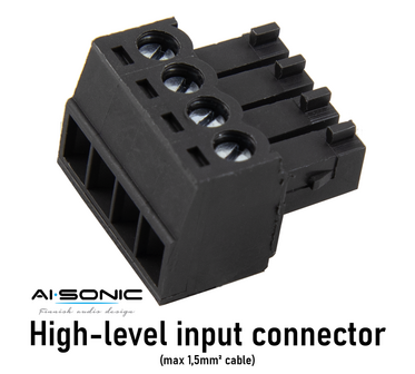 AI-SONIC S2-A60.4 versterker 4 kanaals 440 watts RMS