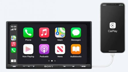 SONY XAV-AX5650DAB 2-din DAB radio met Apple Carplay &amp; Weblink