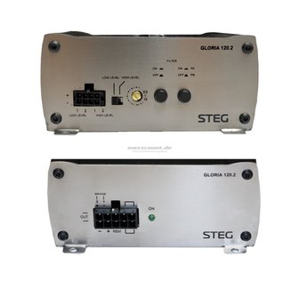 STEG GLORIA 120.2 micro versterker 2 kanaals 250 watts RMS