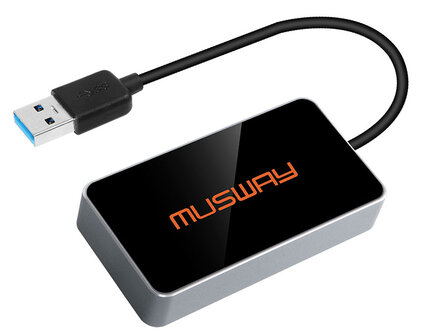 MusWay BTA2 dongle voor audio streamen en DSP setting IOS &amp; Android