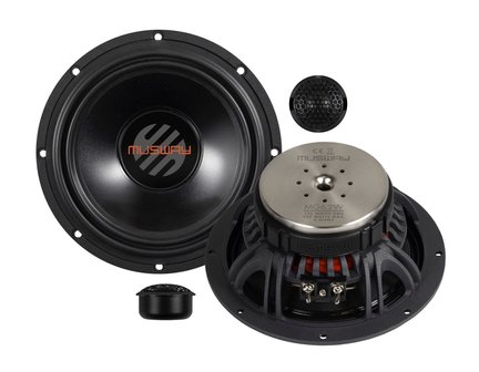 MusWay MG6.2A high end actieve luidspreker set 16,5 cm 2-weg compo 125 watts RMS