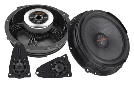 MusWay CSVT8.2C custom fit 20 cm 2-weg luidspreker set VW T5 &amp; T6 