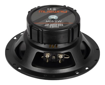 Musway ML6.2W midwoofer set 16,5 cm 100 watts RMS 4 ohms