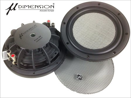 U-Dimension PRO-X208 subwoofer 8 inch 200 watts RMS DVC 2 ohms