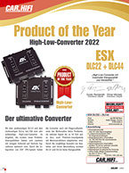 ESX DIRECTION DLC22 high low converter 2 kanaals