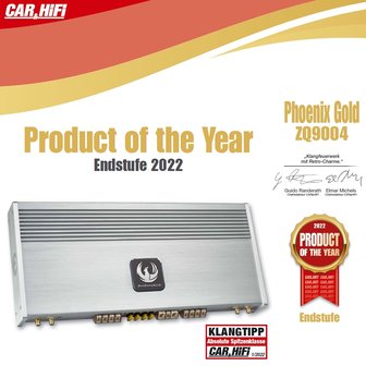 Phoenix Gold ZQ9004-NR17 high end 4 kanaals versterker 920 watts RMS Limited Edition