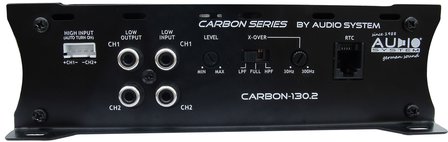 Audio System CARBON-130.2 versterker 2 kanaals 260 watts RMS