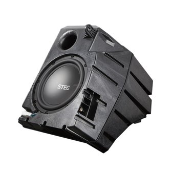 STEG MT9 custom fit 8 inch subwoofer Tesla