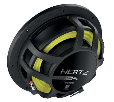Hertz Mille MPS250-S2 PRO shallow subwoofer 10 inch 500 watts RMS 2 ohms