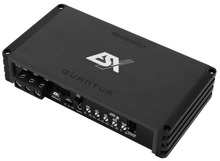 ESX Quantum QM500.1 mono block versterker 500 watts RMS 2 ohms Black Edition