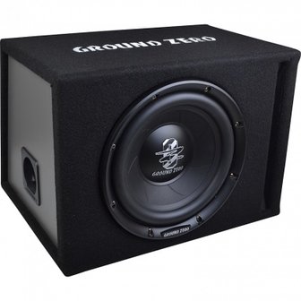 Ground Zero Iridium GZIB-25BR bassreflex kist 10 inch 250 watts RMS 4 ohms