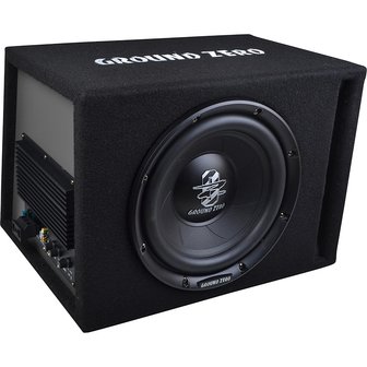 Ground Zero Iridium GZIB-25BR-ACT actieve bassreflex kist 10 inch 130 watts RMS