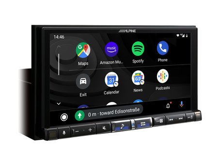 Alpine iLX-705D 2DIN DAB+ autoradio met bluetooth usb Apple Carplay &amp; Android Auto