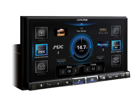 Alpine iLX-705D 2DIN DAB+ autoradio met bluetooth usb Apple Carplay &amp; Android Auto