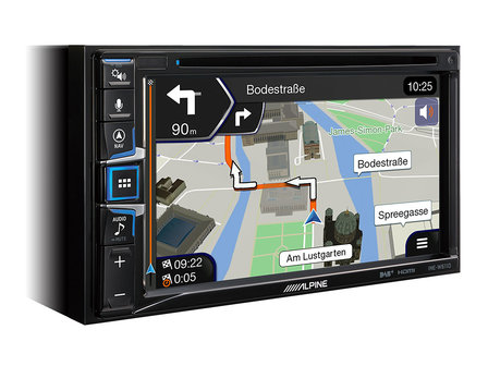 Alpine INE-W611D navigatie radio dvd speler met Apple CarPlay &amp; Android Auto