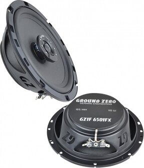 Ground Zero GZIF-6501FX luidspreker set 16,5cm 2-weg 70 watts RMS 4 ohms