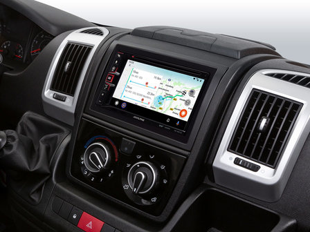 Alpine INE-W611DC camper navigatie radio dvd speler met Apple CarPlay &amp; Android Auto