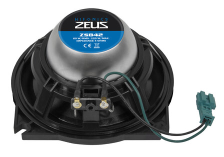 Hifonics Zeus ZSB42 custom fit 10cm 2-weg luidspreker set 60 watts RMS voor BMW &amp; MINI