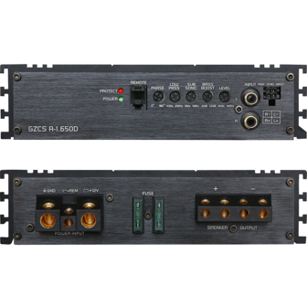 Ground Zero GZCS A-1.650D monoblock versterker 650 watts RMS 1 ohms