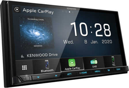 Kenwood DMX7520DABS DAB+ autoradio met Apple Carplay &amp; Android Auto