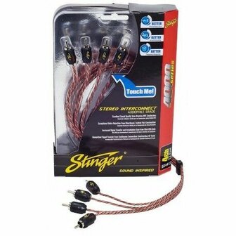 Stinger SI4420 signaalkabel 4000 series 4 kanaals 6.1 meter