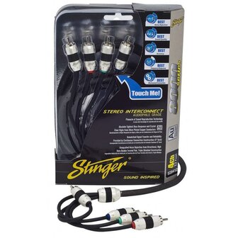 Stinger SI8420 signaalkabel 8000 series 4 kanaals 6.1 meter