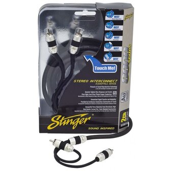 Stinger SI8212 signaalkabel 8000 series 2 kanaals 3.7 meter