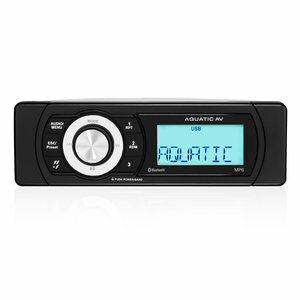 Aquatic AQ-MP-6BT + AQ-DR100 1-din marine DAB+ radio systeem met usb en bluetooth