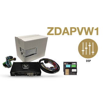 Phoenix Gold ZDAPVW1 plug &amp; play DSP versterker upgrade kit voor Volkswagen