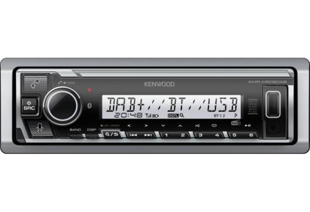 Kenwood KMR-BT508DAB marine autoradio 1-din dab+ bluetooth usb