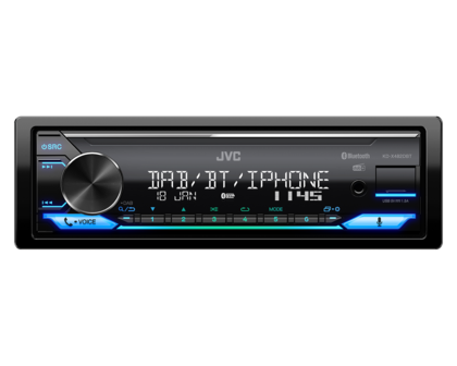 JVC KD-X482DBT autoradio 1-din DAB+ blueotooth usb &amp; RGB verlichting