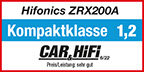 Hifonics Zeus ZRX200A actieve air compound subwoofer 8 inch 150 watts RMS