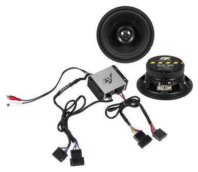 ESX Quantum Q-W124 bundel pakket Mercedes-Benz W124 speaker + versterker