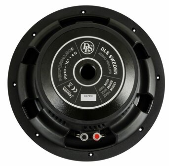 DLS PS10 Performance serie subwoofer 10 inch 400 watts RMS 4 ohms