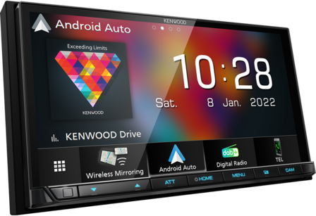 Kenwood DMX8021DABS bluetooth wireless Android Auto &amp; Apple Carplay