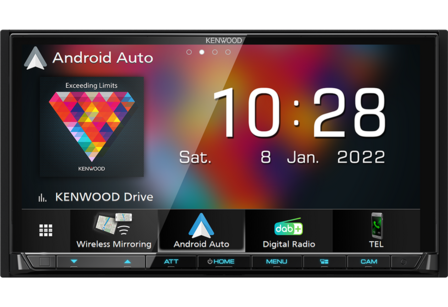 Kenwood DMX8021DABS bluetooth wireless Android Auto &amp; Apple Carplay